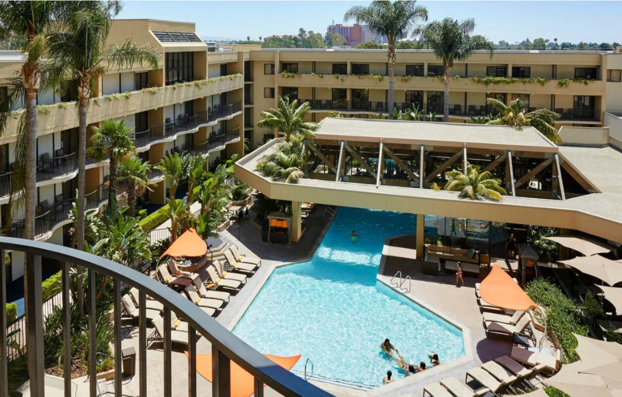 Anaheim Marriott Hotell Eksteriør bilde